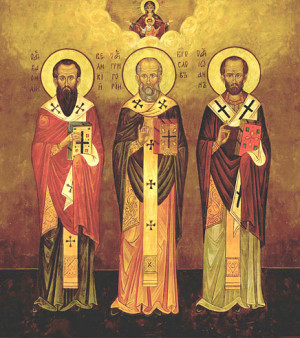 St. Basil the Great, St. Gregory the Theologian and St. John ...