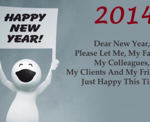 Happy New Year 2014 FB Wishes and Quotes Wallpapers