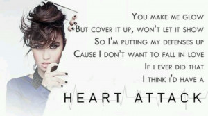 Heart Attack. Demi Lovato.