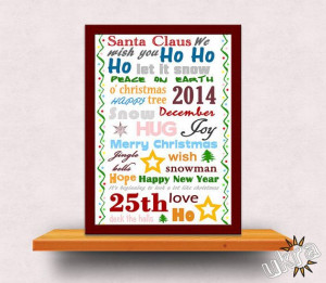 CHRISTMAS Quotes Printable Christmas Wall Art INSTANT by ukra, $5.00