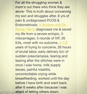 You are not alone': Jaime King shares the agony of eight years ...