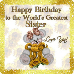 happy birthday sister greeting cards hd wishes wallpapers free
