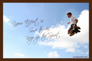 Keep Up The Spirit