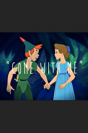 Disney's Peter Pan and Wendy with quote