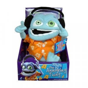 annoying thing crazy frog 14 singing dj frog stuffed animal toys
