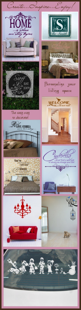 The Wishing Wall, vinyl wall words, letters, quotes and graphics