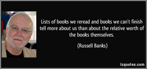 More Russell Banks Quotes