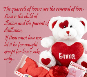 The quarrels of lovers are the renewal of love