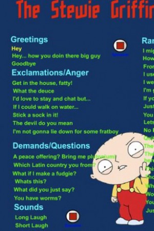 Family Guy Stewie Quotes Screenshots stewie soundboard