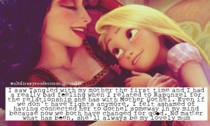 related to Rapunzel for the relationship she has with Mother Gothel ...