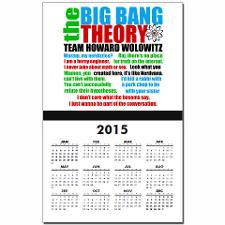 Howard Wolowitz Quotes Calendar Print for