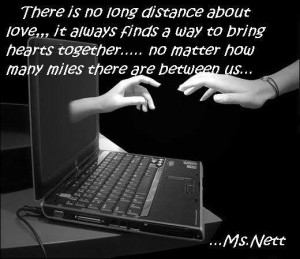 There is no long distance about love