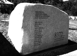 ... to the victims of the Bosnian genocide in Srebrenica (Wiki commons
