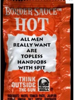 What are the best Taco Bell hot sauce packet sayings?