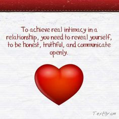 intimacy #relationship #honest #truthful #communication More