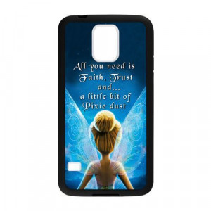 quotes tinkerbell fairies For Samsung Galaxy S5 Hard Case Cover mobile ...