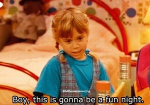 Boy, this is gonna be a fun night