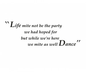 Life Party Dance Wall Stickers