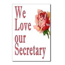 Show your appreciation on Secretary's Day Postcard for
