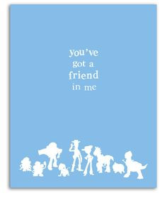 ... toy story print friends buzz lightyear woody kids quote movie quote