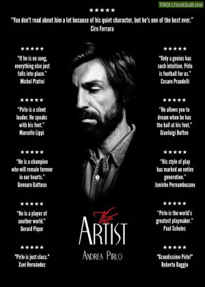 Quotes on The Artist - Andrea Pirlo