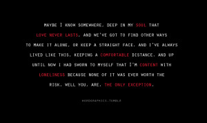 The Only Exception Paramore