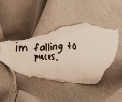 im falling to pieces....
