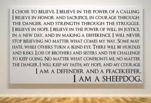 Am A Sheepdog Police Law Enforcement Quote Vinyl Wall Decal Thin ...