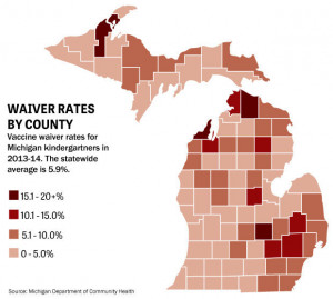 ... waiver rates by county in Michigan. Milton Klingensmith | MLive.com