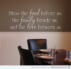 ... wall decal that reminds the householders of how blessed all of them