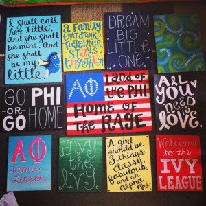 big little crafts for my best friend s sorority so many crafts the big ...