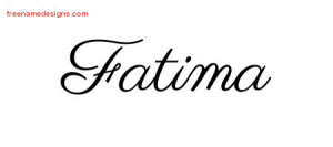 Fatima Name Name Tattoo Designs Fatima