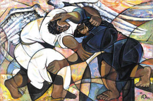 Jacob Was Left Alone Night And Wrestled With The Angel Lord