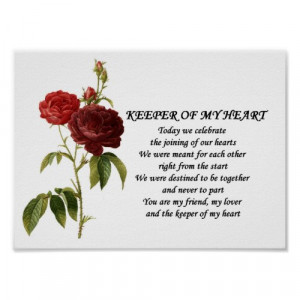 Heart Keeper 3_Wedding Anniversary Love Poem Gift by Injete