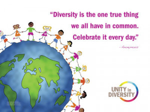 Celebrate Diversity Art Print