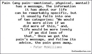 Pain (any pain--emotional, physical, Quotes, Sayings & Quotations