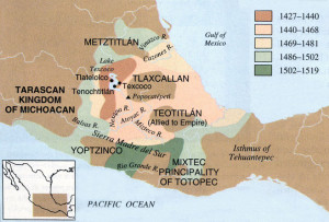 ancient aztec map by rayasam