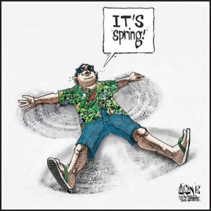Happy first day of spring Canadians