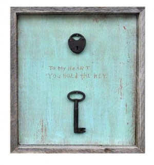 Key to My Heart wedding Quotes | Home Wall Art Quotes Framed Quote ...