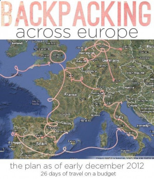 backpacking across europe: itinerary and how to