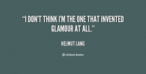 Helmut Lang Quotes