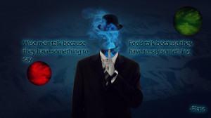 Anonymous dark horror anarchy plato quote wallpaper background