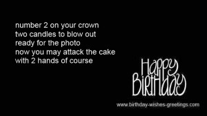 happy 2 year old birthday wishes children -