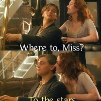 ... Takes Kate Winslet To The Stars In a Romantic Quote From Titanic