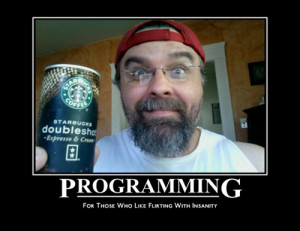 Programming, for those who like flirting with insanity