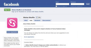 Status Shuffle on Facebook