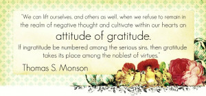 Attitude of Gratitude: Day 1