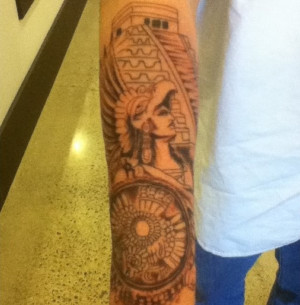 Aztec Warrior Tattoos for Men
