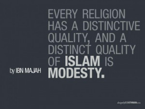 islam is modesty