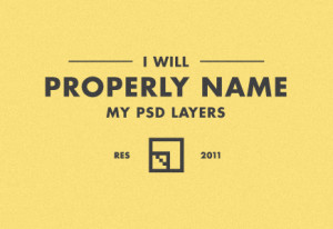 will properly name my psd layers - photoshop - quotes